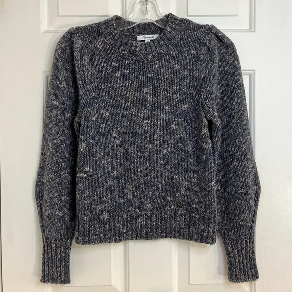 SOLD Madewell Pleat Shoulder Pullover Sweater XXS - Picture 5 of 15